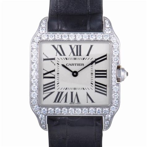 used cartier santos diamond.